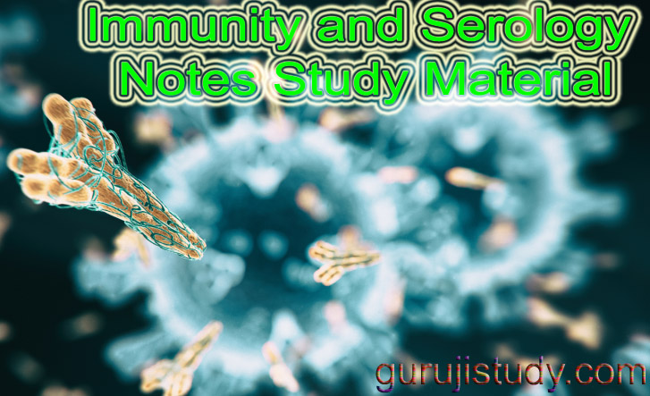 BSc Microbiology Immunity and Serology Notes Study Material